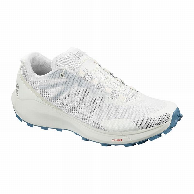 Salomon Singapore Womens Running Shoes - SENSE RIDE 3 W White | 21790-VQSC